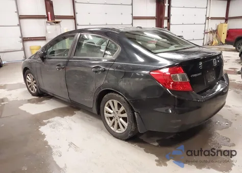 2012 Honda Civic Ex from USA, damaged, VIN 2HGFB2F86CH577758